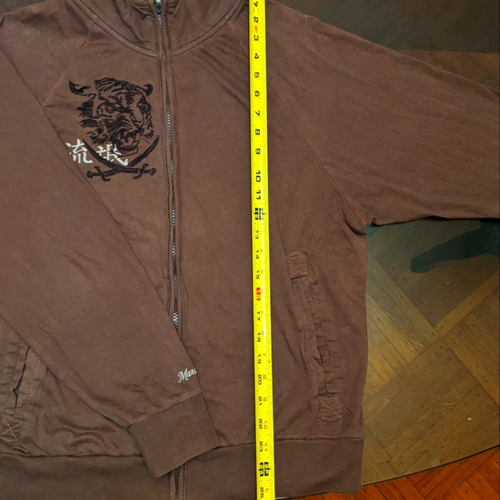 Marc Ecko Brown Track Jacket - image 7